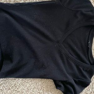 tilly’s black v neck tee